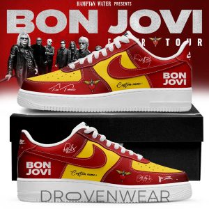 Bon Jovi Forever Tour 2026 Signature Custom Name Shoes V2 by Drovenwear.com