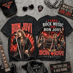 Bon Jovi Livin On A Prayer Rock Legend Shirt by Drovenwear.com