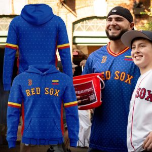 Boston Red Sox Venezuelan Pride Hoodie by Drovenwear.com