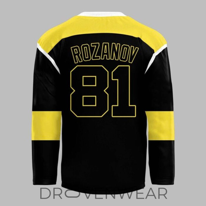 Boston Red Sox X Heated Rivalry Ilya Rozanov #81 Hockey Jersey - Image 3