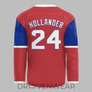 Boston Red Sox X Heated Rivalry Shane Hollander #24 Hockey Jersey - Image 3