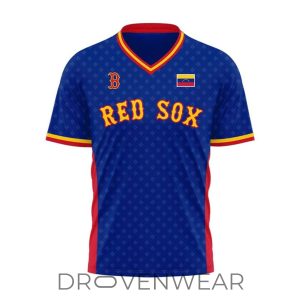 Boston Red Sox x Venezuelan Heritage 2026 Jersey Shirt by Drovenwear.com