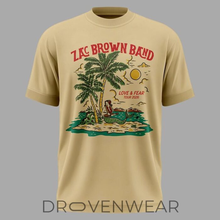 Boston Red Sox x Zac Brown Band Fenway Park Exclusive Graphic T-Shirt - Image 2