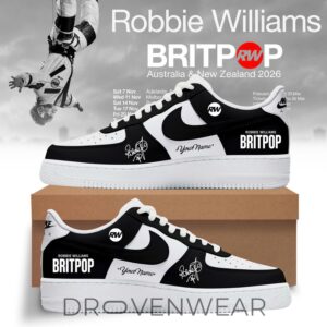 Britpop Aunz Tour 2026 AF1 by Drovenwear.com