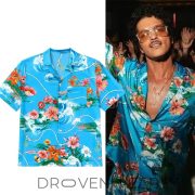 Bruno Mars The Romantic After Hours Berlin Waves Hawaiian Shirt