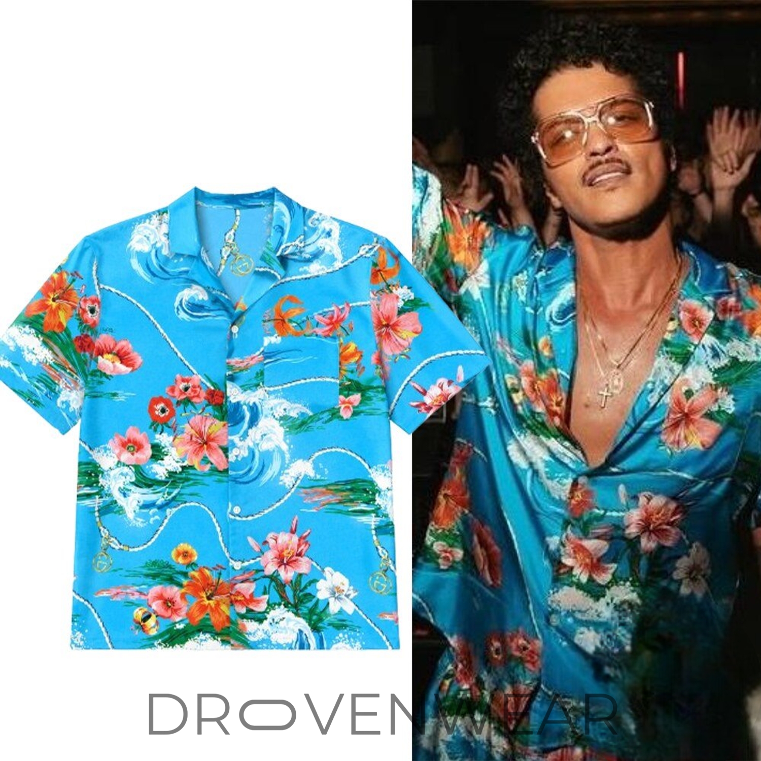 Bruno Mars The Romantic After Hours Berlin Waves Hawaiian Shirt Bruno Mars The Romantic After Hours Berlin Waves Hawaiian Shirt