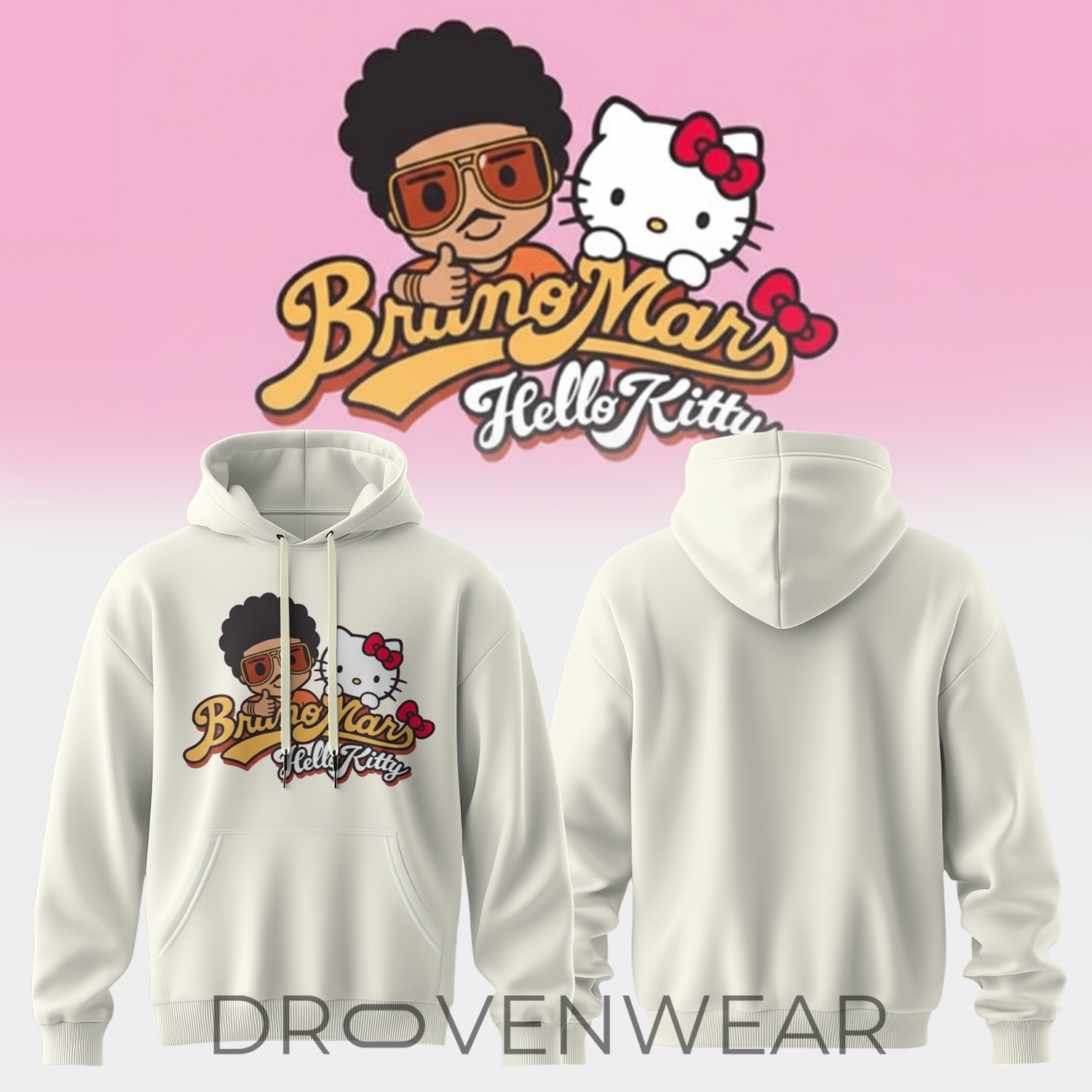Bruno Mars x Hello Kitty Hoodie 2026 Bruno Mars x Hello Kitty Hoodie 2026