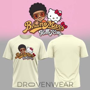 Bruno Mars x Hello Kitty TShirt 2026 by Drovenwear.com