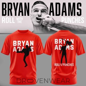 Bryan Adams Roll With The Punches Tour Tshirt V2 by Drovenwear.com