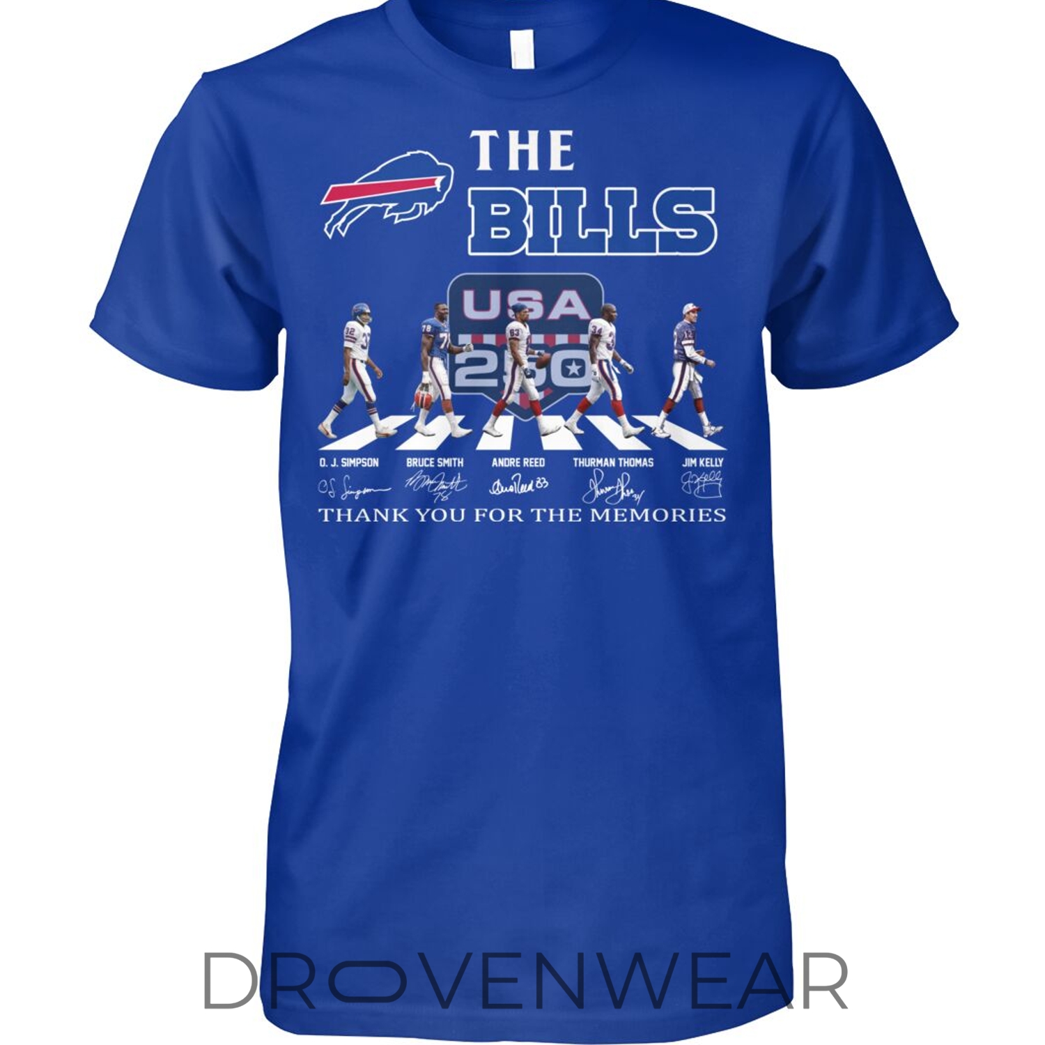 Buffalo Bills Thank You For The Memories Abbey Road The Beatles T-shirt Buffalo Bills Thank You For The Memories Abbey Road The Beatles T-shirt