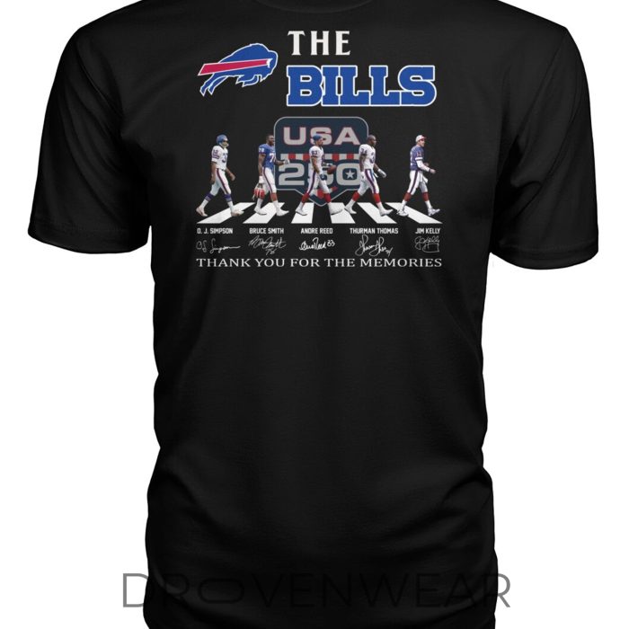 Buffalo Bills Thank You For The Memories Abbey Road The Beatles T-shirt - Image 2