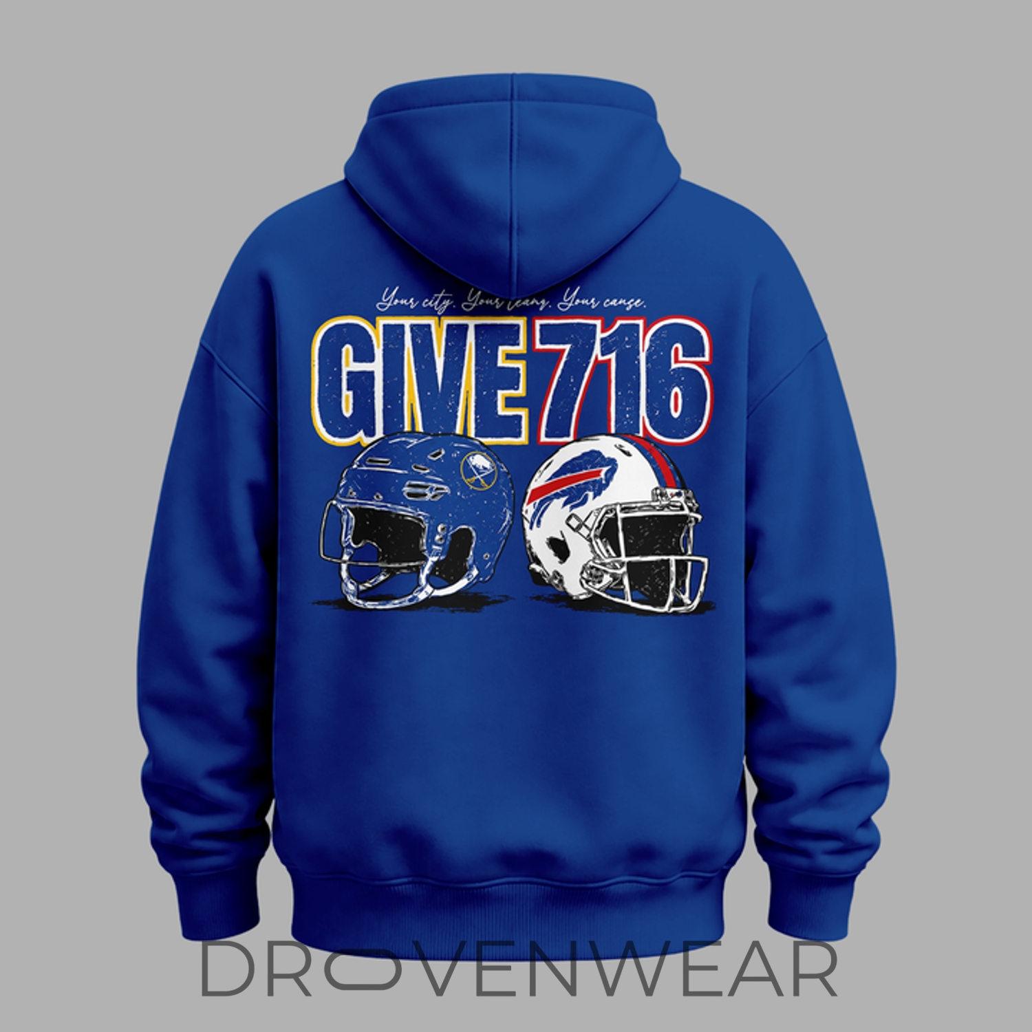 Buffalo Bills x Buffalo Sabres "Your City Your Teams Your Cause" Give 716 Special Hoodie Buffalo Bills x Buffalo Sabres "Your City Your Teams Your Cause" Give 716 Special Hoodie