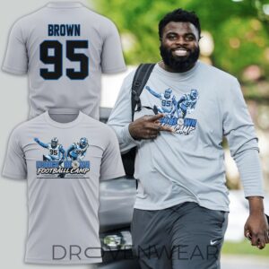 Carolina Panthers Derrick Brown Football Camp 2026 Shirt by Drovenwear.com