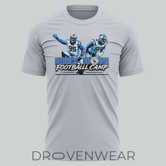 Carolina Panthers Derrick Brown Football Camp 2026 Shirt - Image 2