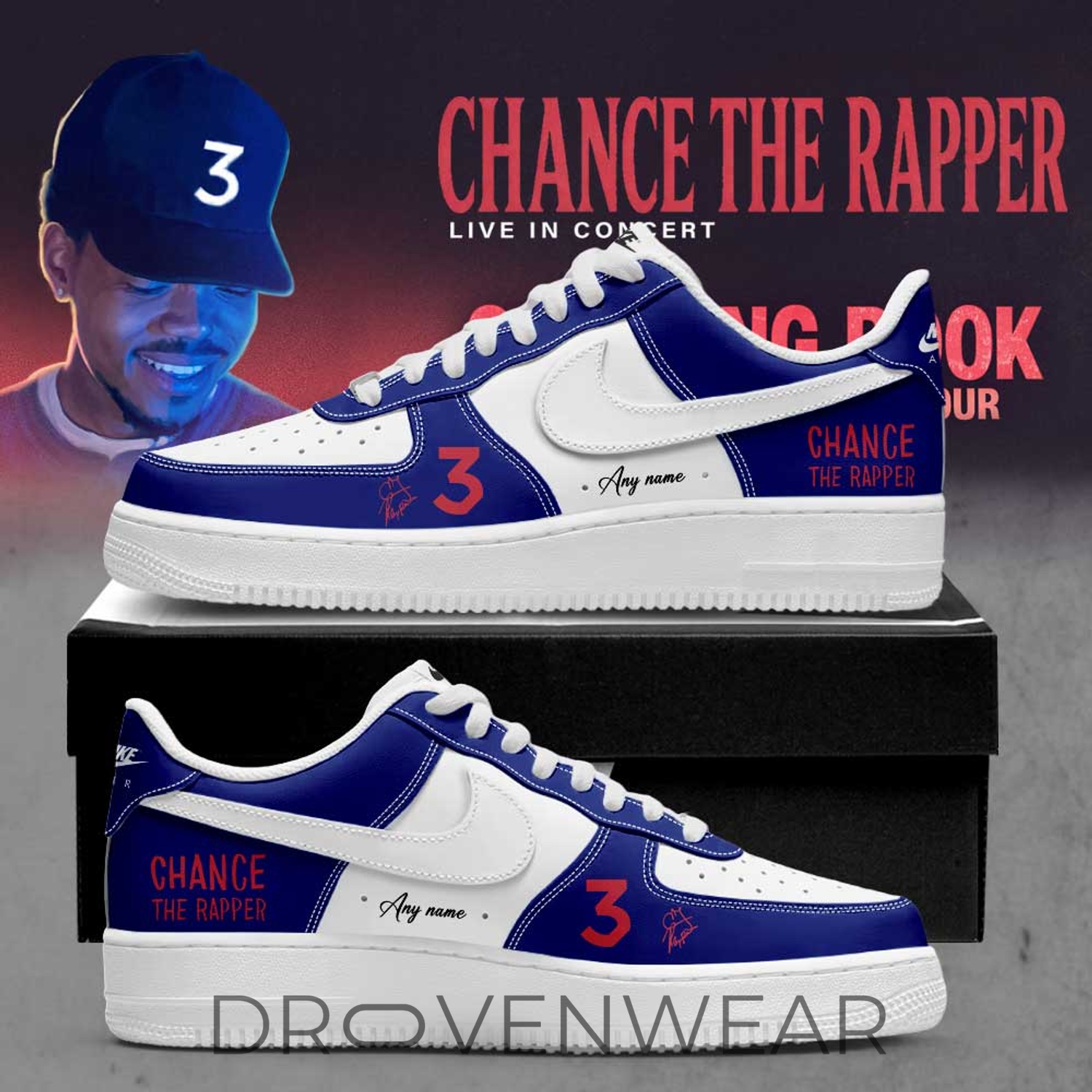 Chance the Rapper Coloring Book 10 Year Anniversary Tour 2026 AF1 V3 Chance the Rapper Coloring Book 10 Year Anniversary Tour 2026 AF1 V3