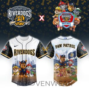 Charleston River Dogs Marvel Paw Patrol Night Limited Jersey by Drovenwear.com