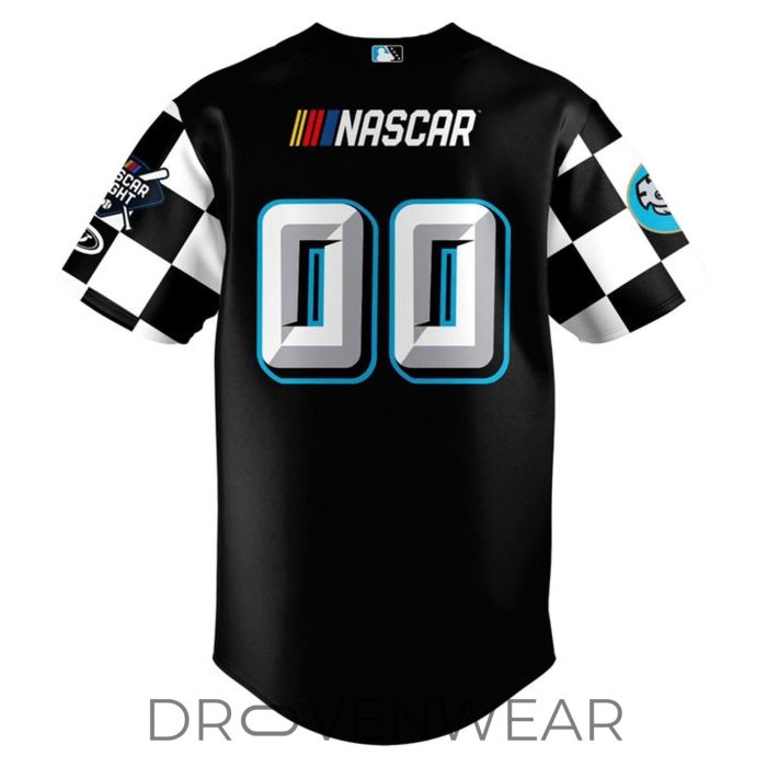 Charlotte Knights x NASCAR Theme 2026 Black Baseball Jersey - Image 3