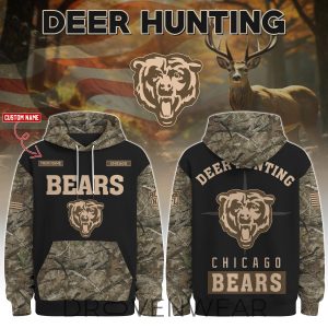 Chicago Bears Deer Hunting Limited Edition Hoodie by Drovenwear.com