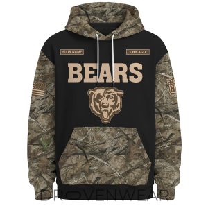 Chicago Bears Deer Hunting Limited Edition Hoodie by Drovenwear.com