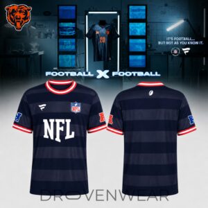 Chicago Bears Football X Football Fan Top Shirt by Drovenwear.com