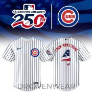 Chicago Cubs Celebrating America's 250th Limited Edition Baseball Jersey