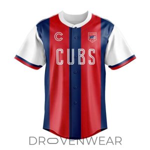 Chicago Cubs US Soccer 2026 Custom Baseball Jersey by Drovenwear.com