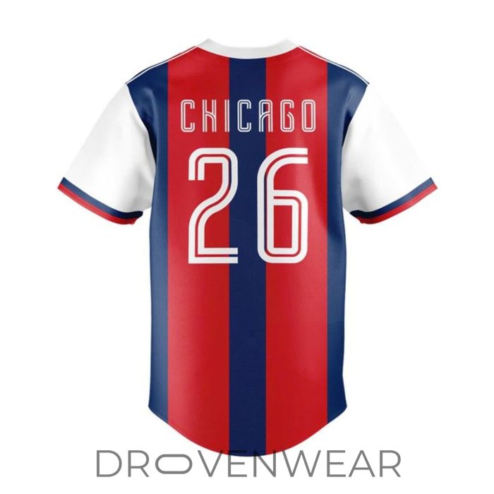 Chicago Cubs US Soccer 2026 Custom Baseball Jersey - Image 3