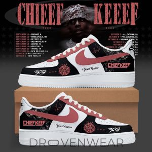 Chief Keef Live 26 Tour Edition AF1 Shoes by Drovenwear.com