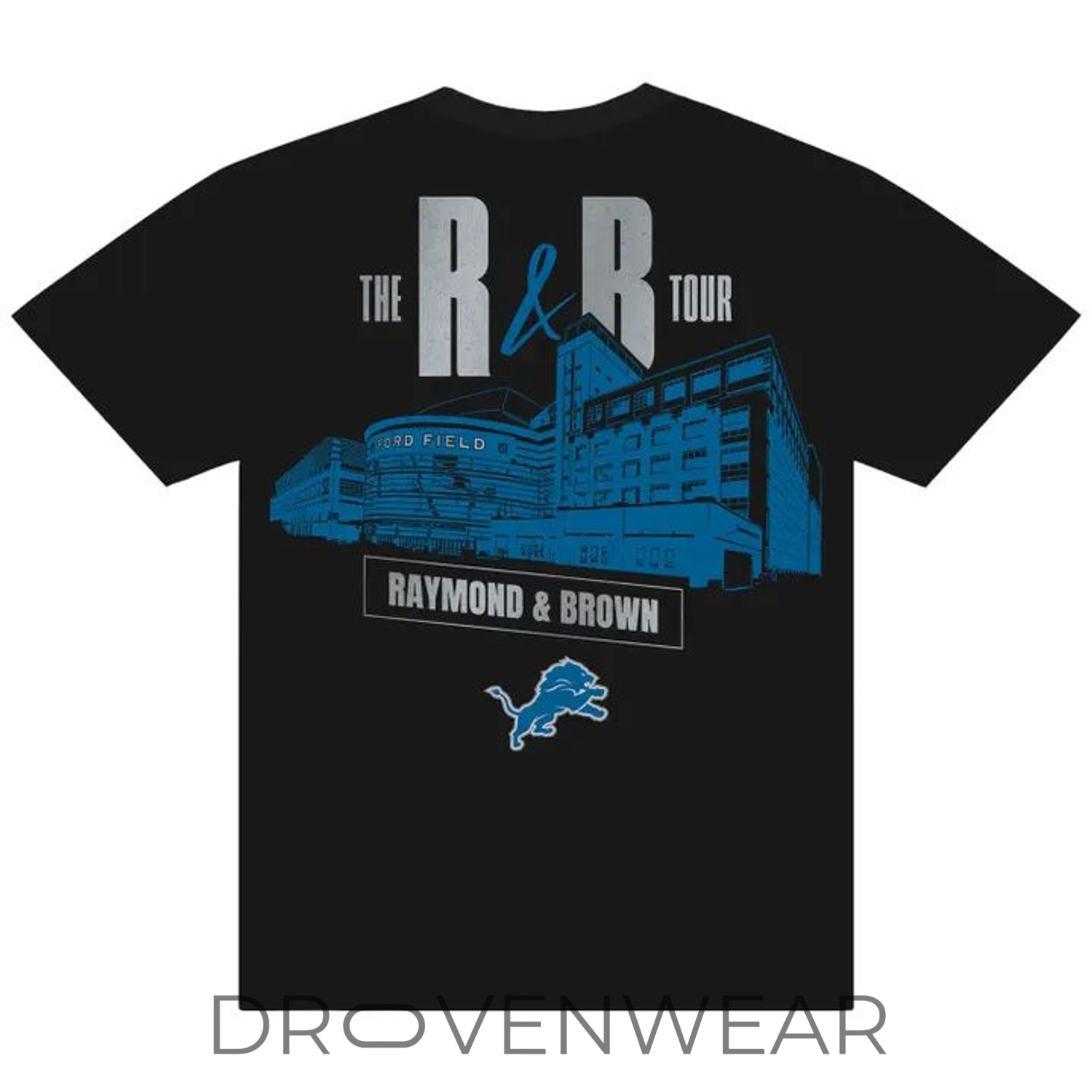 Chris Brown & Usher Raymond x Detroit Lions "The R&B Tour" at Ford Field Shirt Chris Brown & Usher Raymond x Detroit Lions "The R&B Tour" at Ford Field Shirt