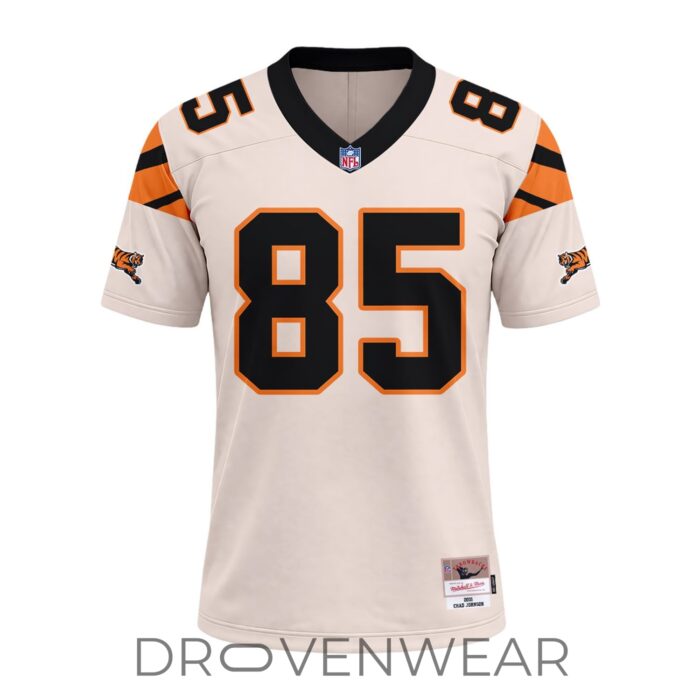 Cincinnati Bengals Chad Johnson 2001 Throwback Legacy Football Jersey - Image 2