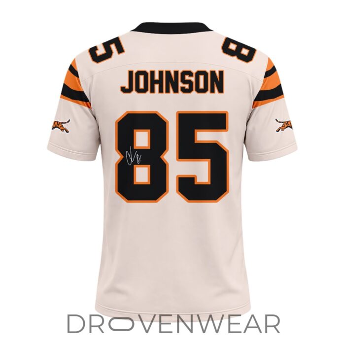 Cincinnati Bengals Chad Johnson 2001 Throwback Legacy Football Jersey - Image 3