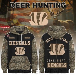 Cincinnati Bengals Deer Hunting Limited Edition Hoodie by Drovenwear.com