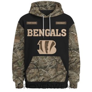 Cincinnati Bengals Deer Hunting Limited Edition Hoodie by Drovenwear.com