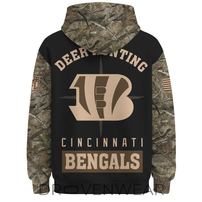 Cincinnati Bengals Deer Hunting Limited Edition Hoodie - Image 3
