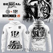 Cincinnati Bengals White Bengal 2026 Limited Edition Pullover Hoodie