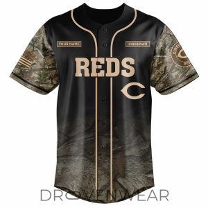 Cincinnati Reds x Deer Hunting Limited Edition Jersey by Drovenwear.com