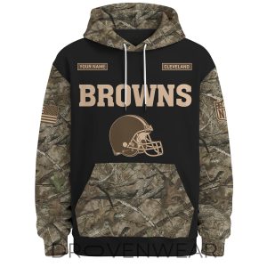 Cleveland Browns Deer Hunting Limited Edition Hoodie by Drovenwear.com
