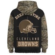 Cleveland Browns Deer Hunting Limited Edition Hoodie - Image 3