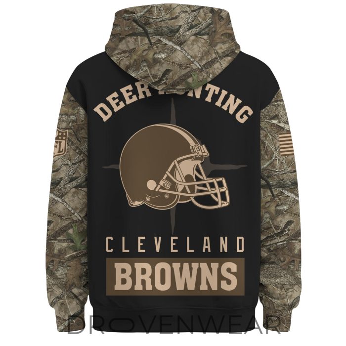 Cleveland Browns Deer Hunting Limited Edition Hoodie - Image 3
