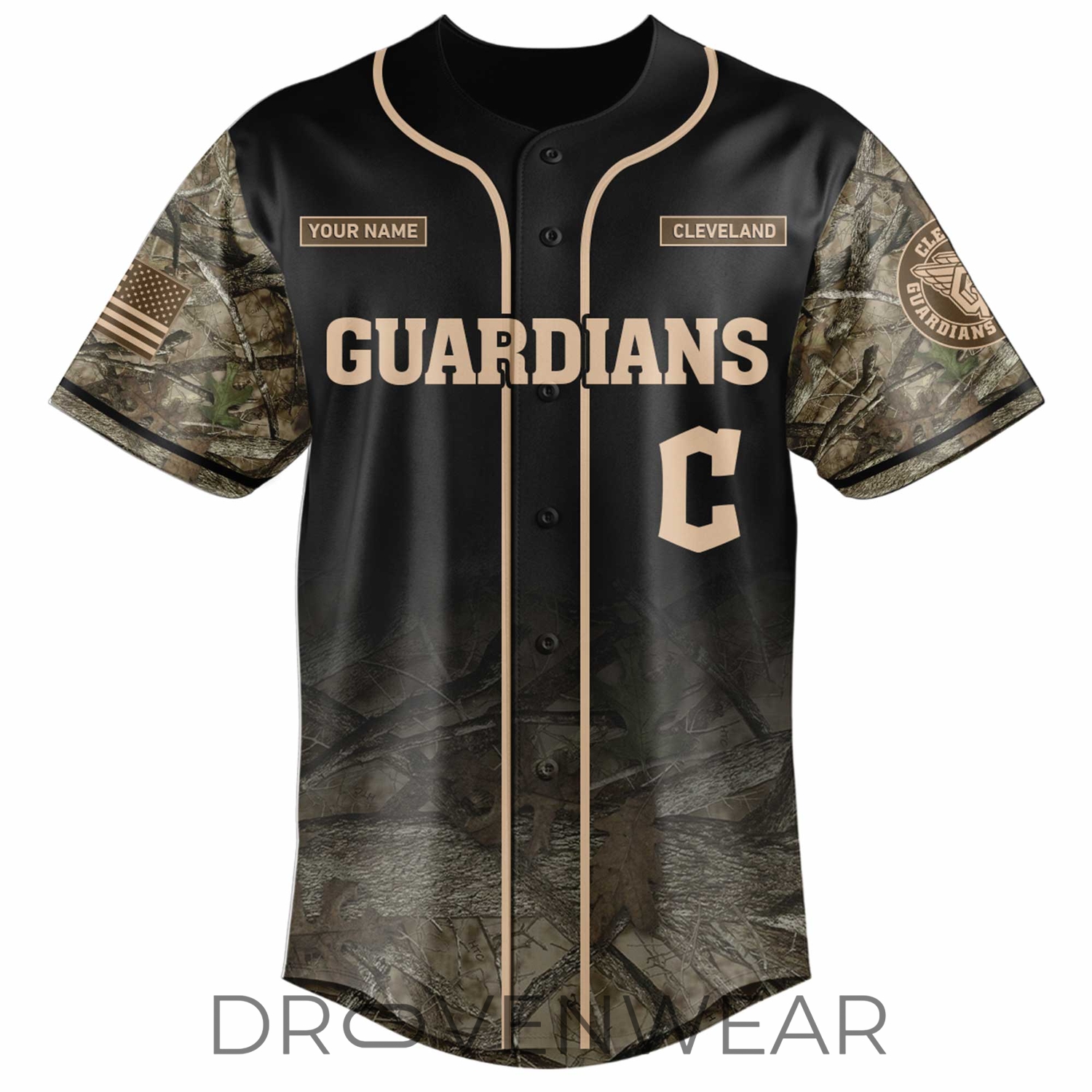 Cleveland Guardians x Deer Hunting Limited Edition Jersey Cleveland Guardians x Deer Hunting Limited Edition Jersey