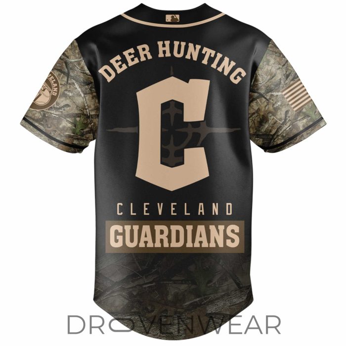 Cleveland Guardians x Deer Hunting Limited Edition Jersey - Image 3