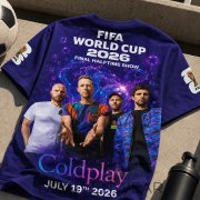 Coldplay FIFA World Cup 2026 Final Halftime Show Limited Edition Shirt - Image 4