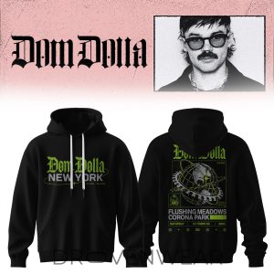 DOM Dolla Tour 2026 Limited Edition Baseball Hoodie V3 by Drovenwear.com