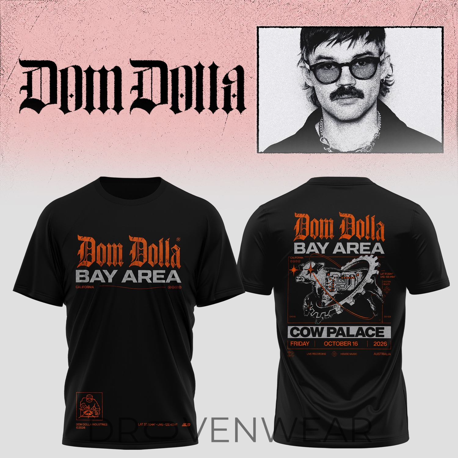 DOM Dolla Tour 2026 Limited Edition T-Shirt DOM Dolla Tour 2026 Limited Edition T-Shirt