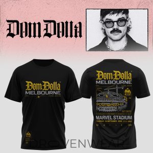DOM Dolla Tour 2026 Limited Edition TShirt V2 by Drovenwear.com