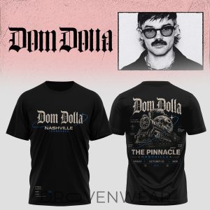 DOM Dolla Tour 2026 Limited Edition TShirt V4 by Drovenwear.com