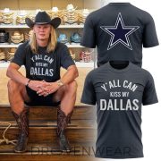 Dallas Cowboys x Erling Haaland Y'all Can Kiss My Dallas Hoodie - Image 4