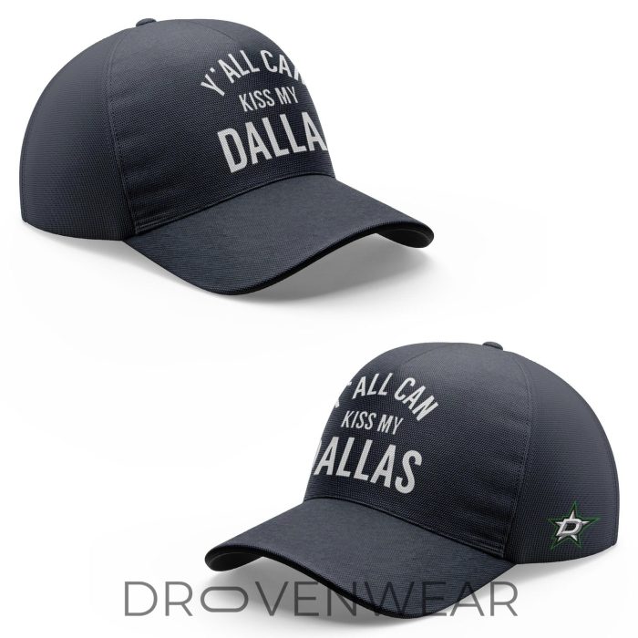 Dallas Stars x Erling Haaland Y'all Can Kiss My Dallas T-Shirt - Image 3