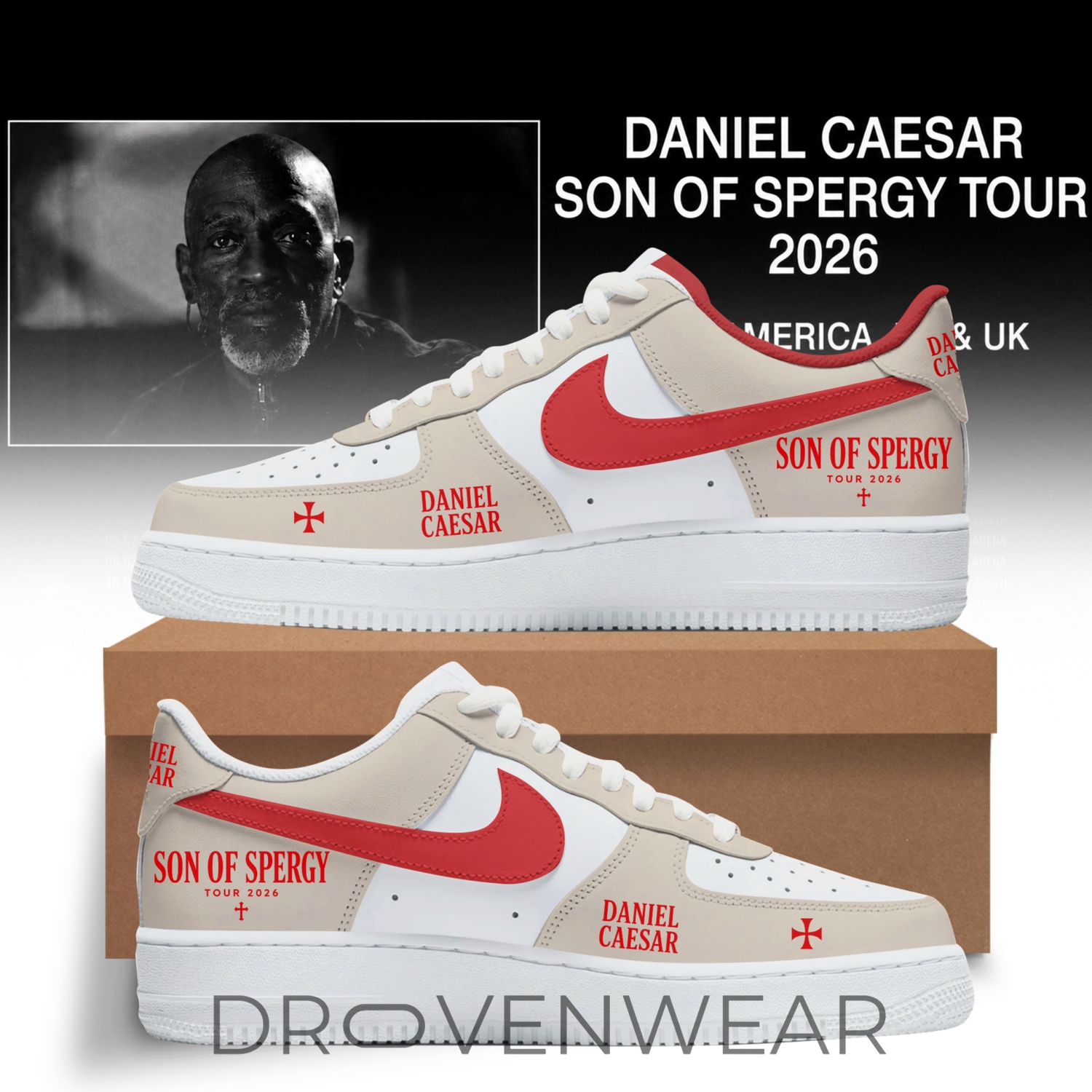 Daniel Caesar - Son Of Spergy Tour Limited AF1 Daniel Caesar - Son Of Spergy Tour Limited AF1