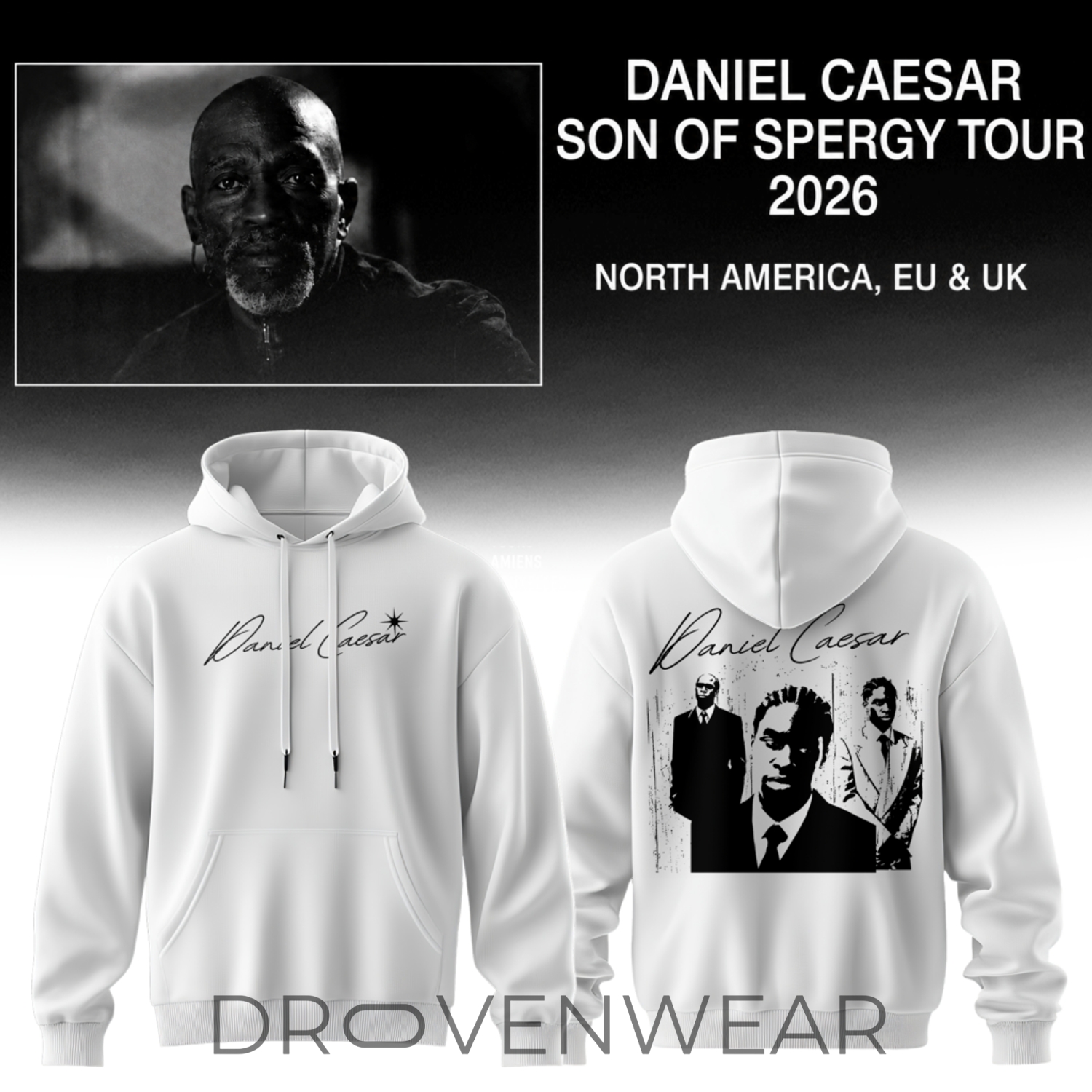 Daniel Caesar - Son Of Spergy Tour Limited Hoodie Daniel Caesar - Son Of Spergy Tour Limited Hoodie